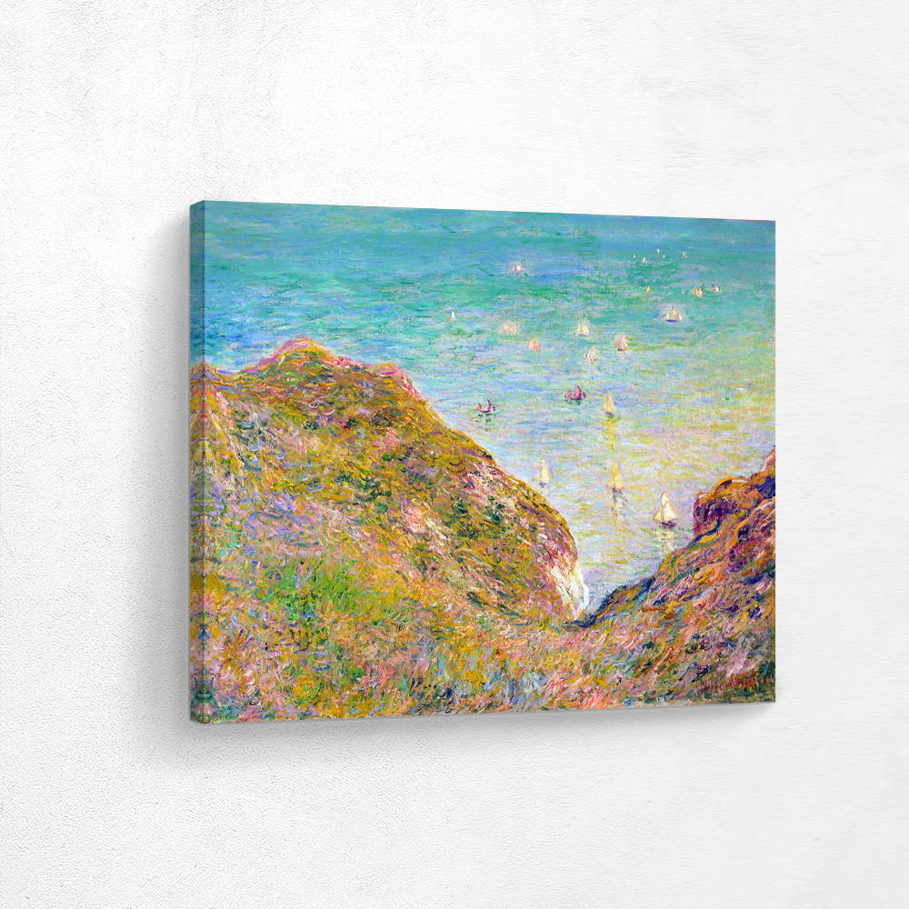 View from the Cliff at Pourville Bright Weather