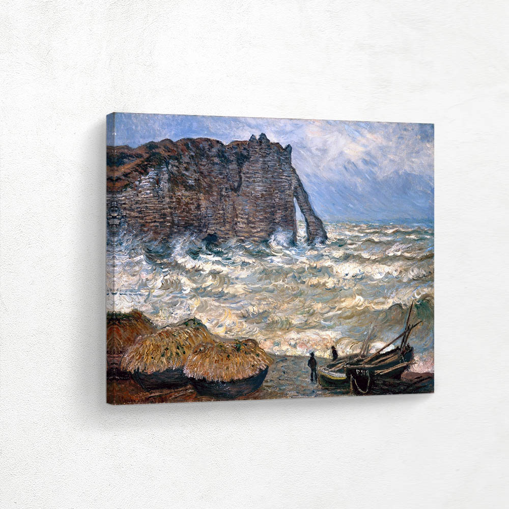 Rough Sea at Etretat