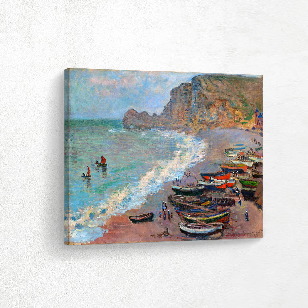 The Beach at Etretat