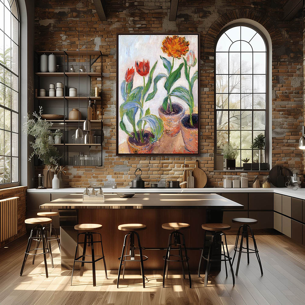 Three Pots of Tulips - Image 3