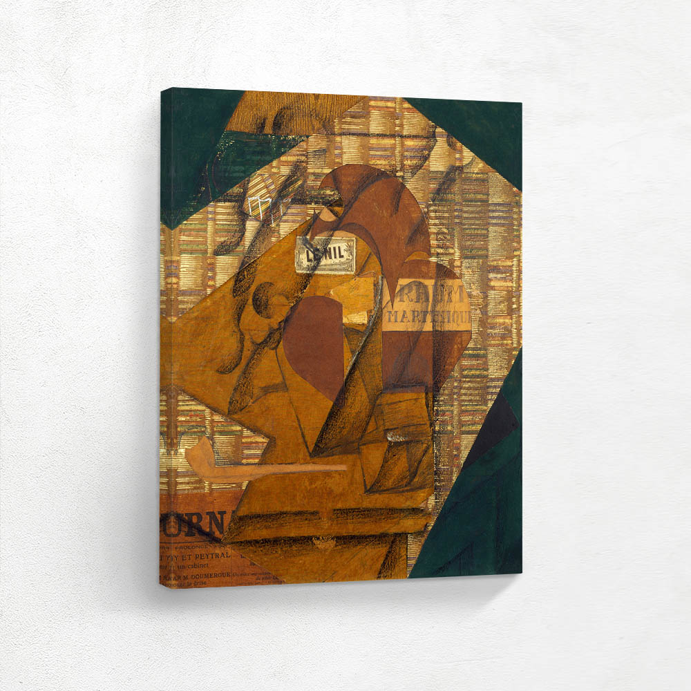 Bottle of Rum and Newspaper