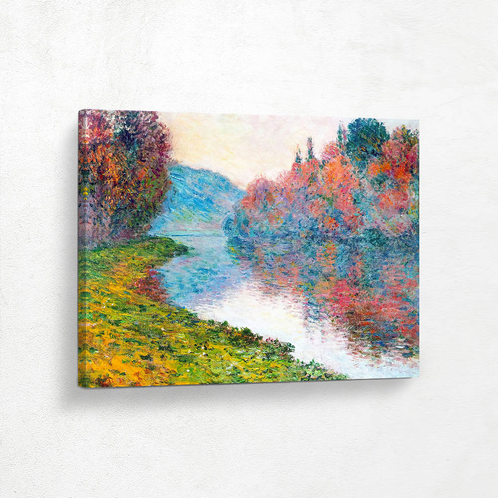 Banks of the Seine at Jenfosse Clear Weather