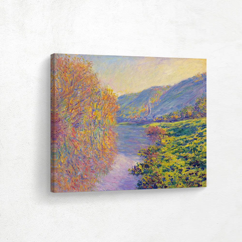 Banks of the Seine at Jeufosse Autumn