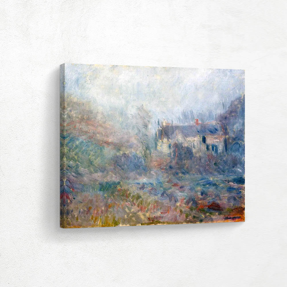 Houses at Falaise in the Fog
