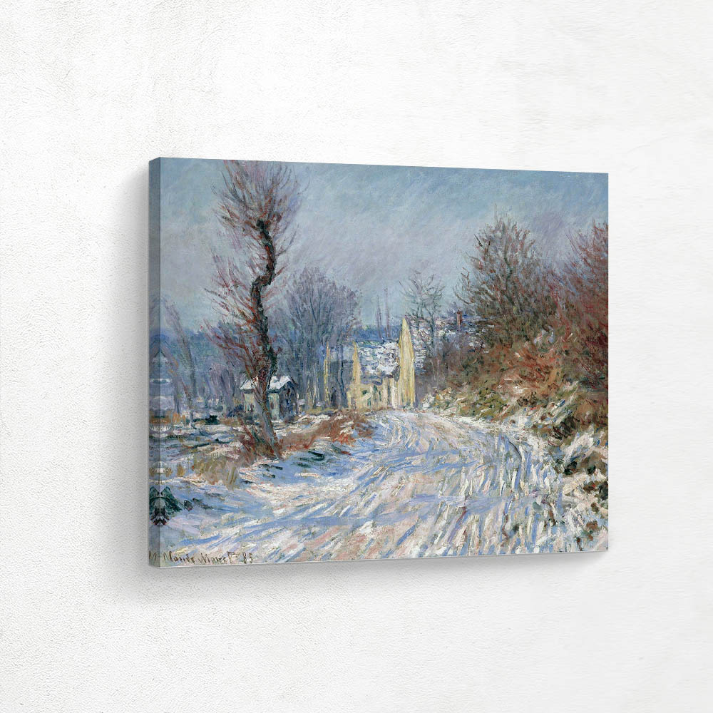 Road to Giverny in Winter