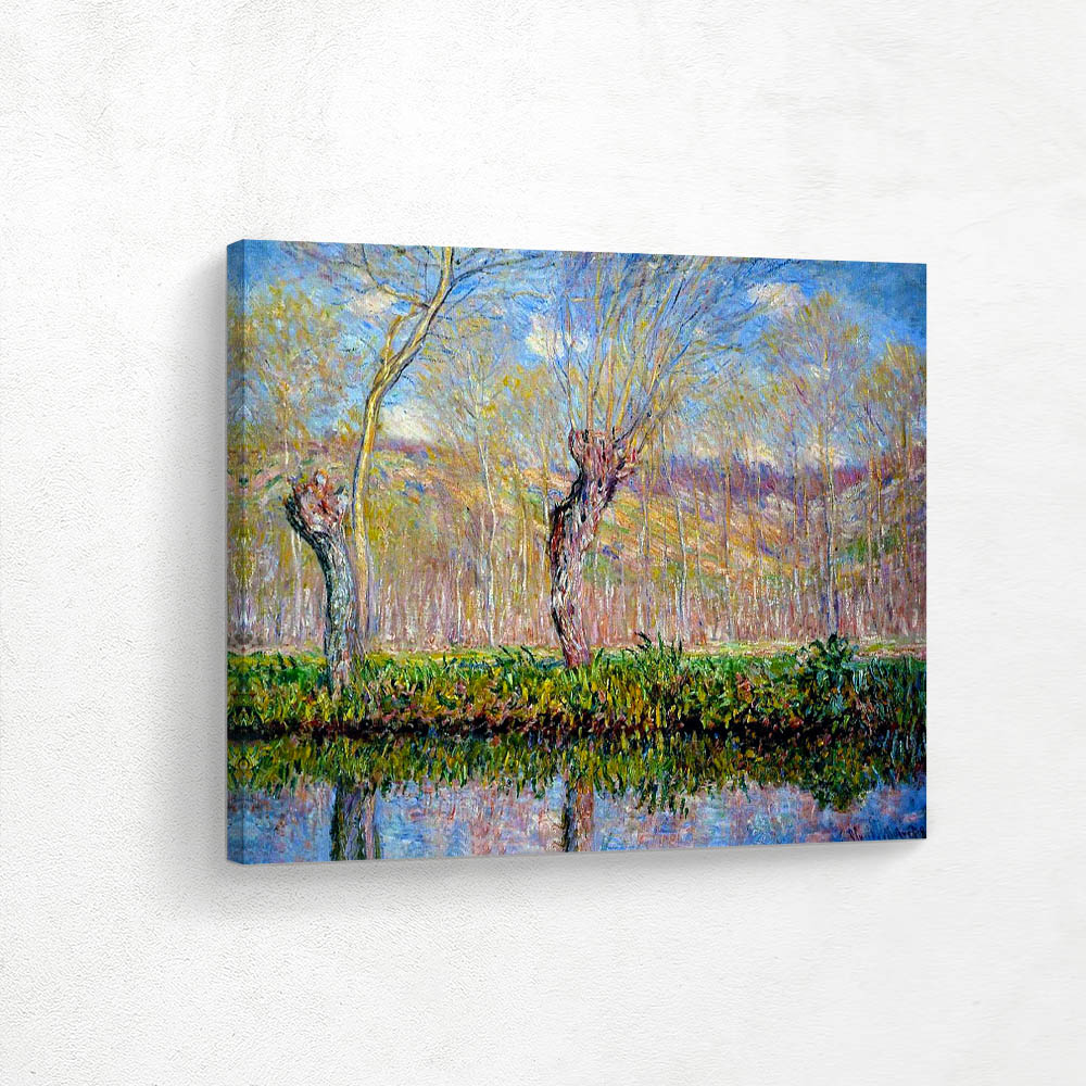 The Banks of the River Epte in Springtime