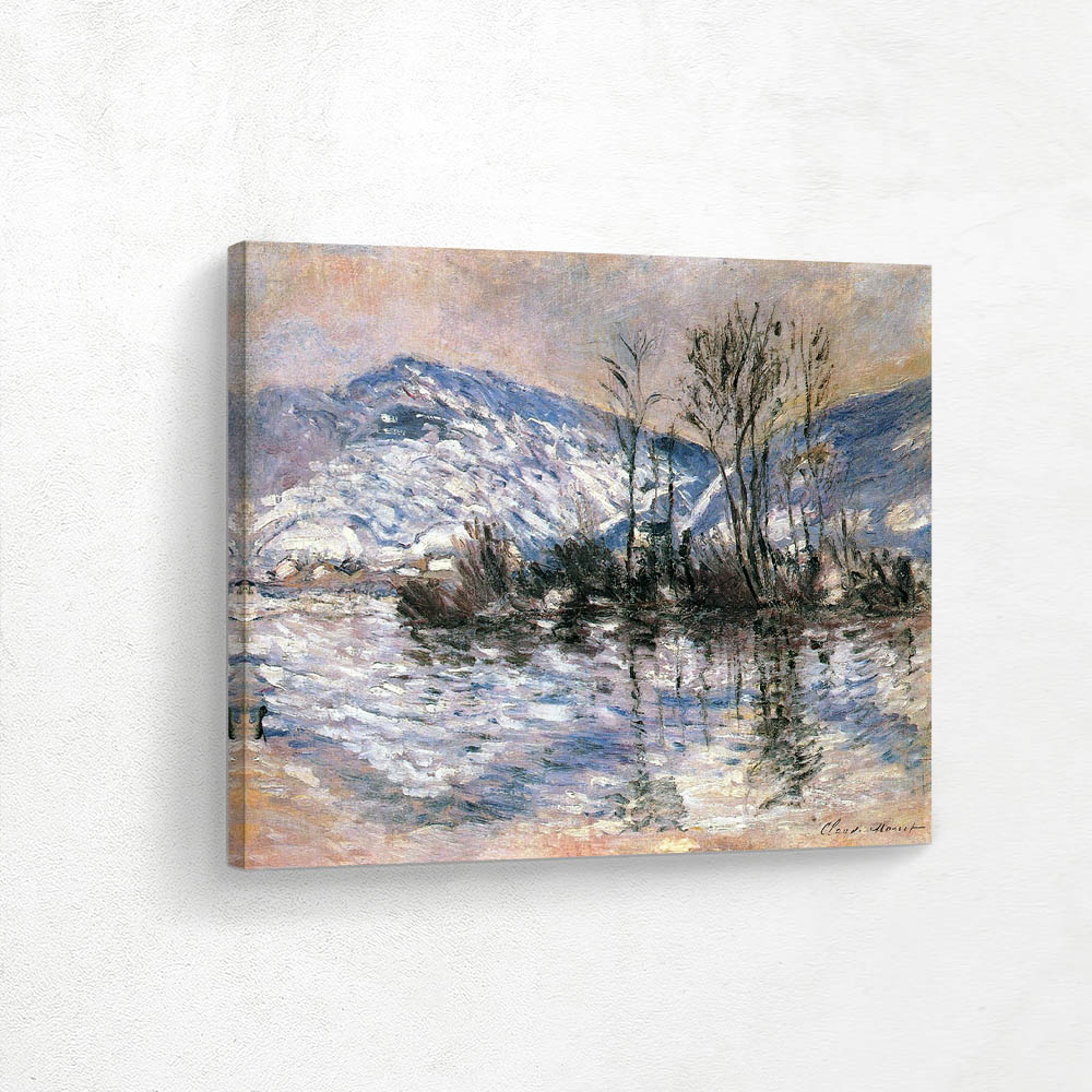 The Seine at Port Villez Snow Effect