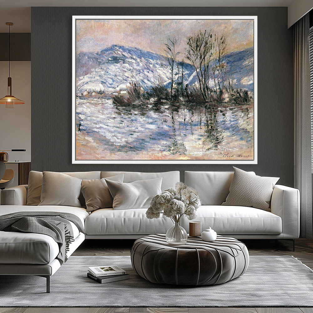 The Seine at Port Villez Snow Effect - Image 4