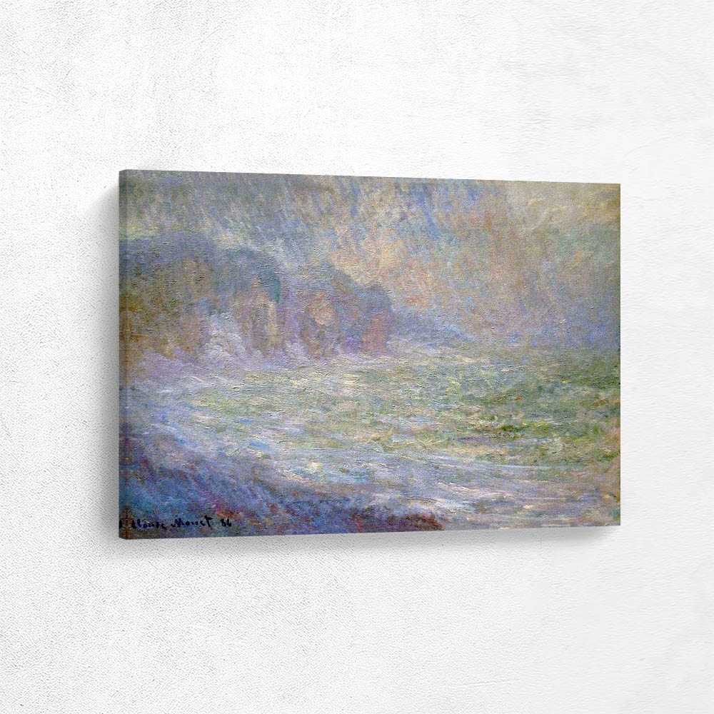 Cliffs at Pourville Rain