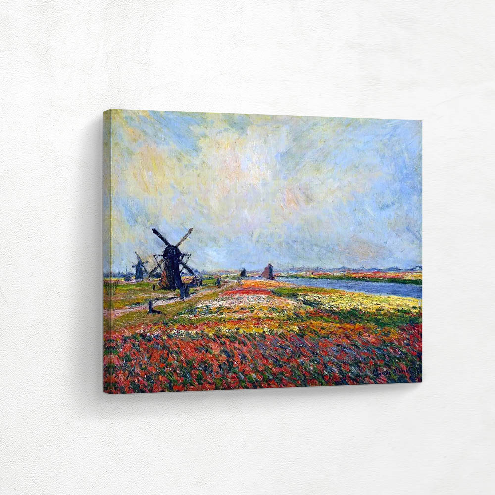 Fields of Flowers and Windmills near Leiden