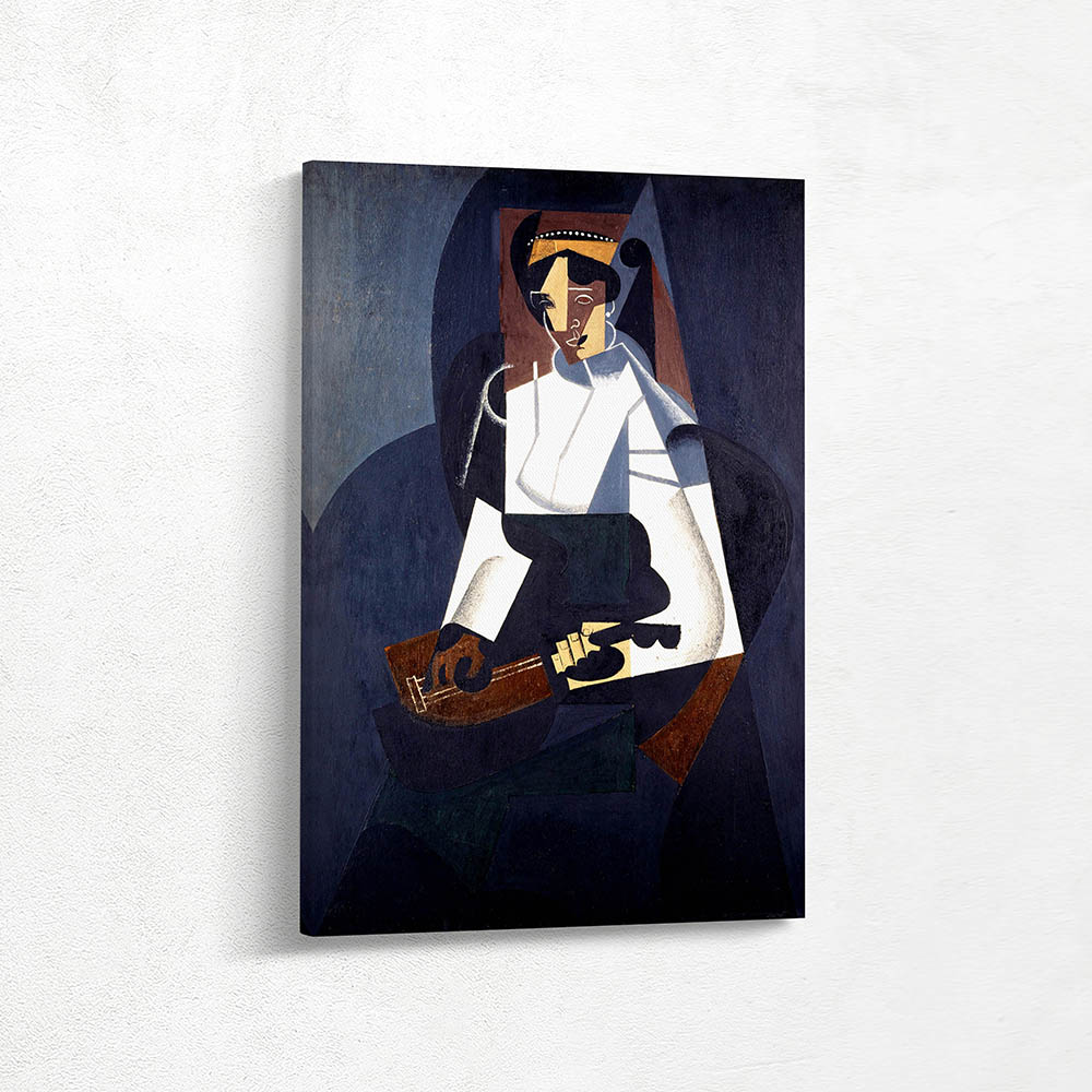 Woman with a mandolin
