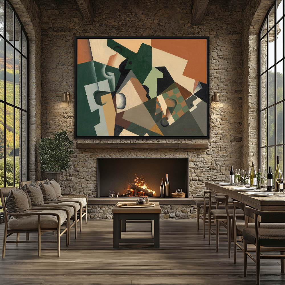 Glass and a checkerboard – Great Canvas Arts