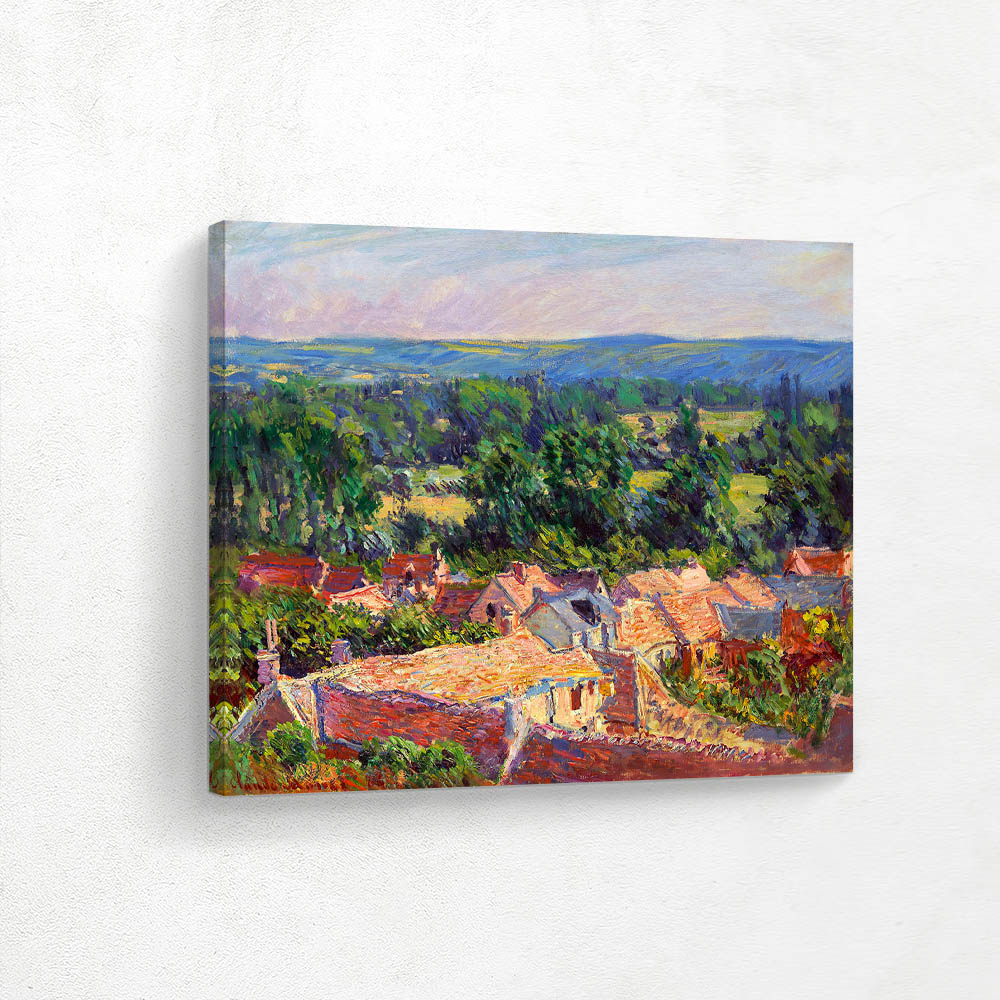 View on village of Giverny