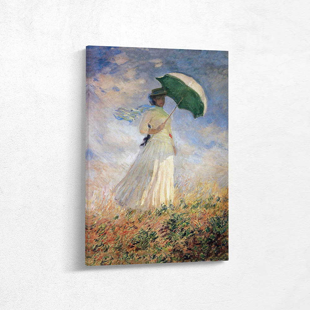 Woman with a Parasol Facing Right