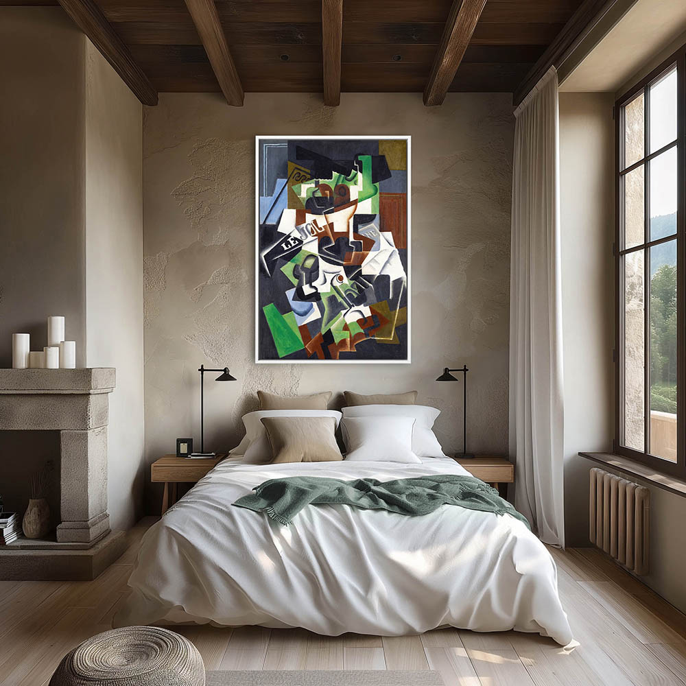 Fruit bowl, pipe and newspaper - Image 4