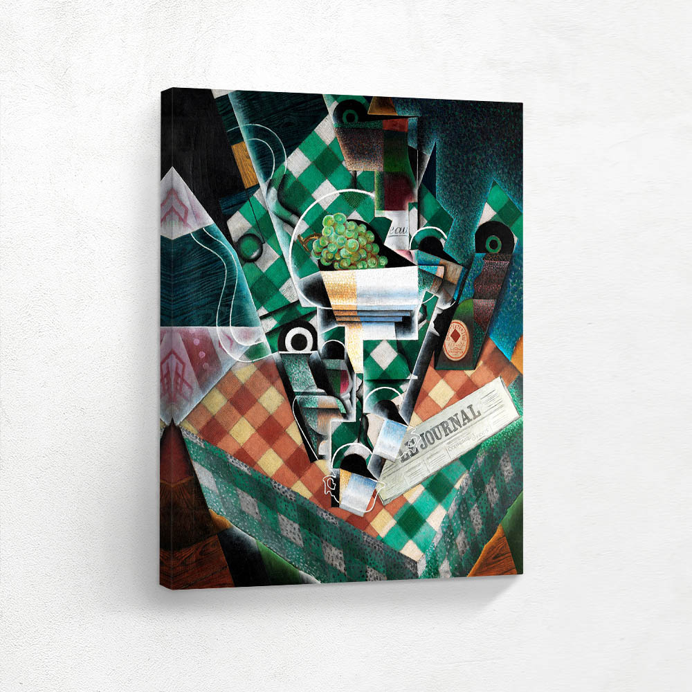 Still Life with Checked Tablecloth