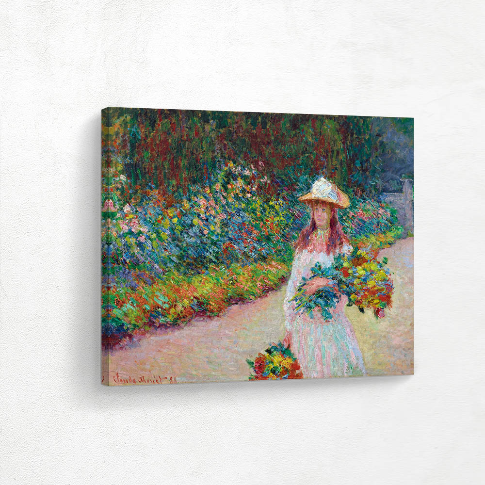 Young Girl in the Garden at Giverny