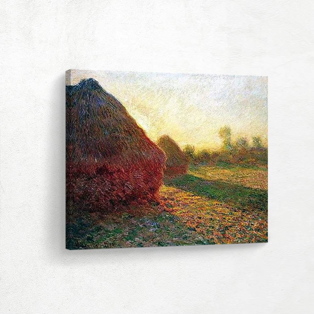 Haystacks Last Sunrays