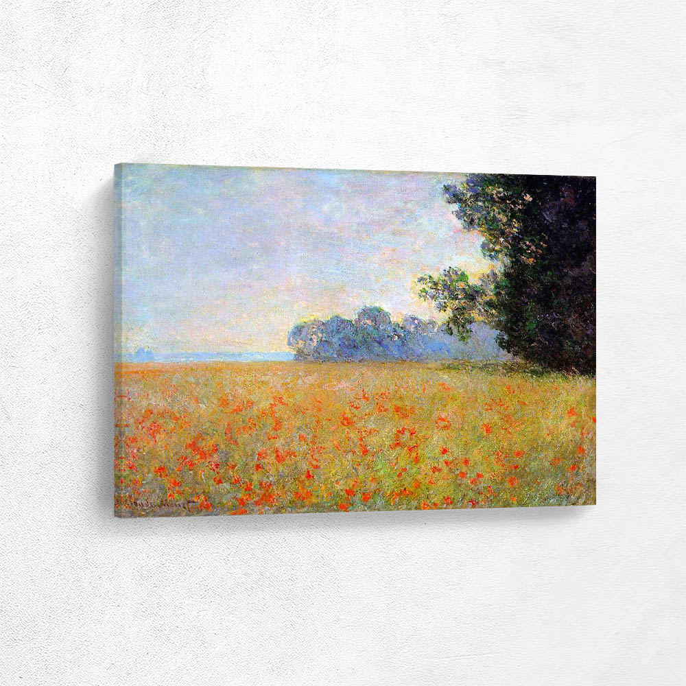 Oat and Poppy Field