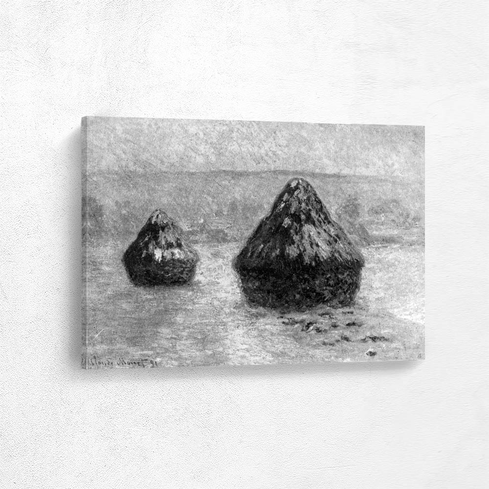 Grainstacks in the Winter