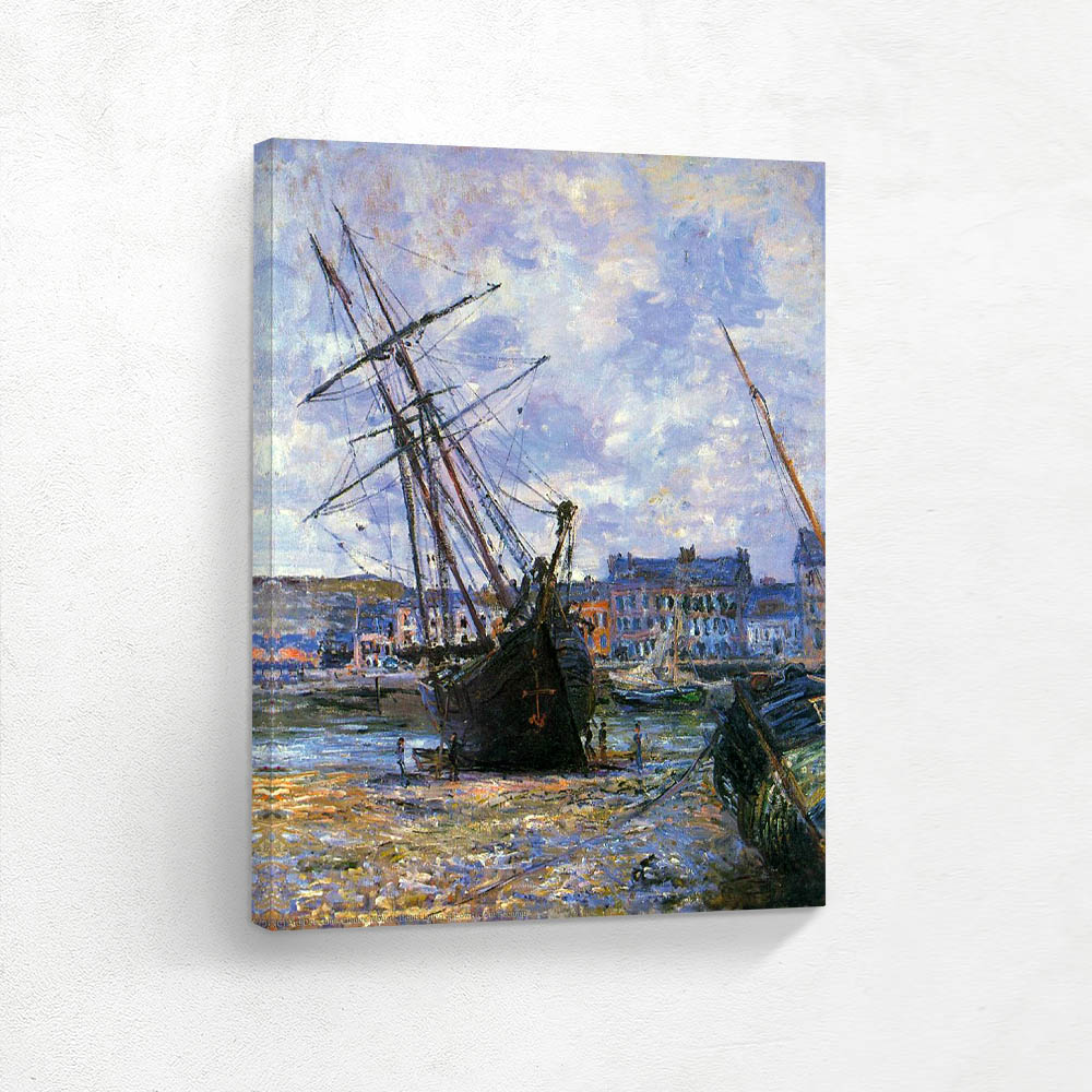 Boats Lying at Low Tide at Facamp