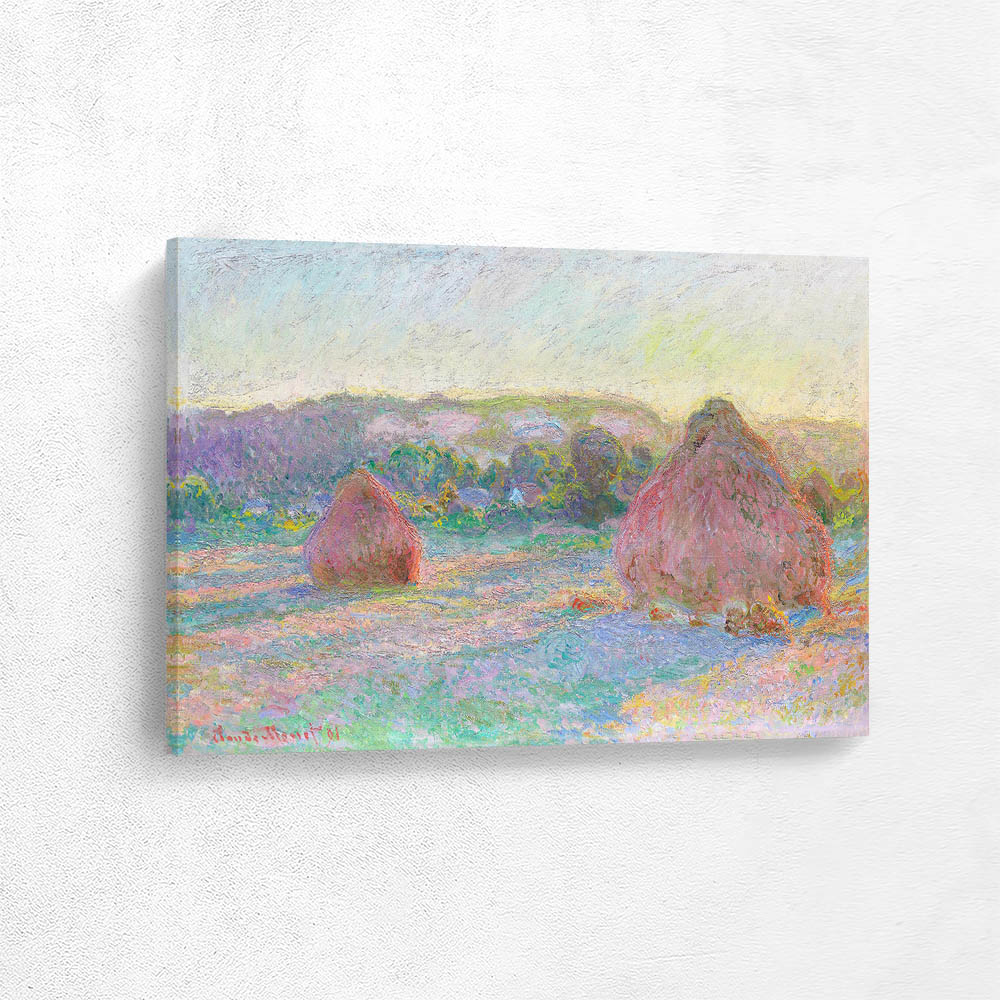 Stacks of Wheat End of Summer