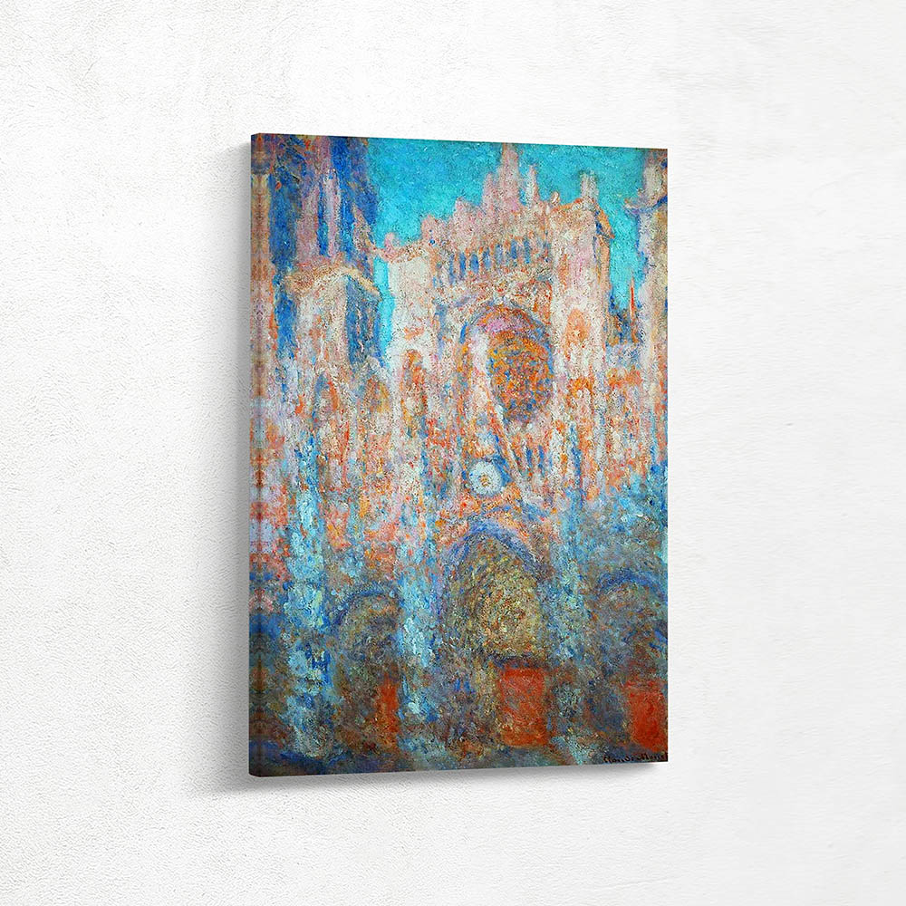 Rouen Cathedral red Sunlight Rouen Cathedral red Sunlight