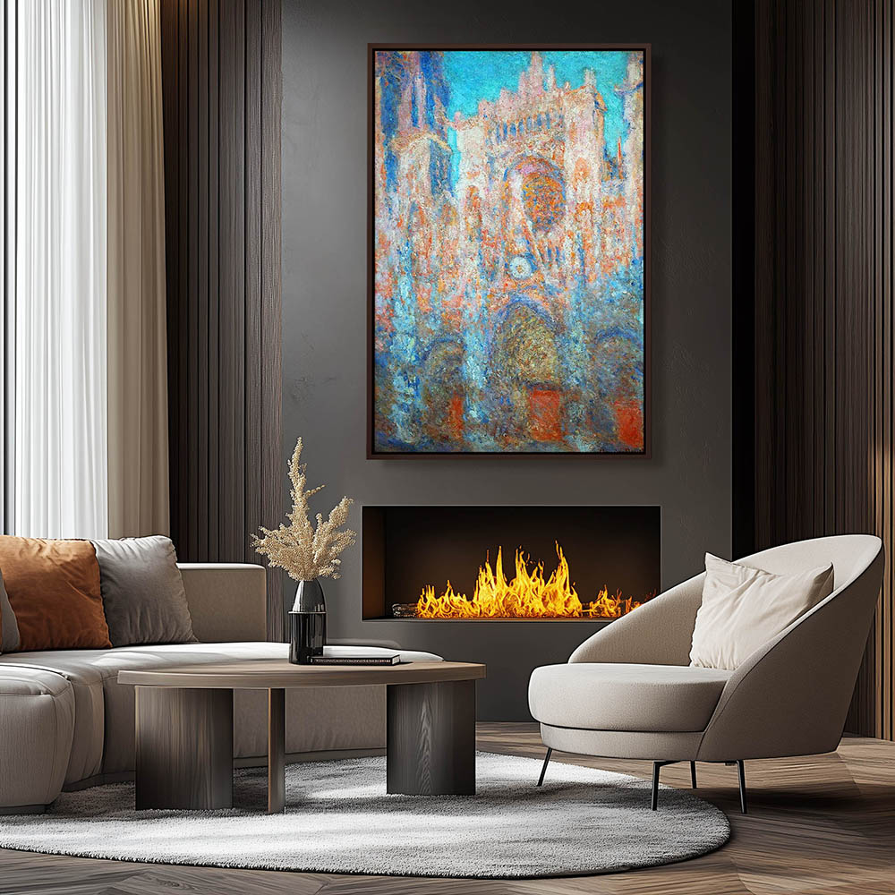 Rouen Cathedral red Sunlight - Image 3