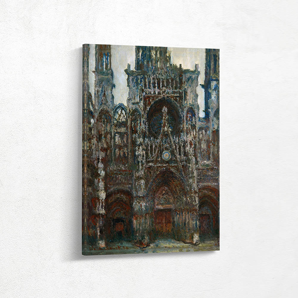 Rouen Cathedral evening harmony in brown Rouen Cathedral evening harmony in brown
