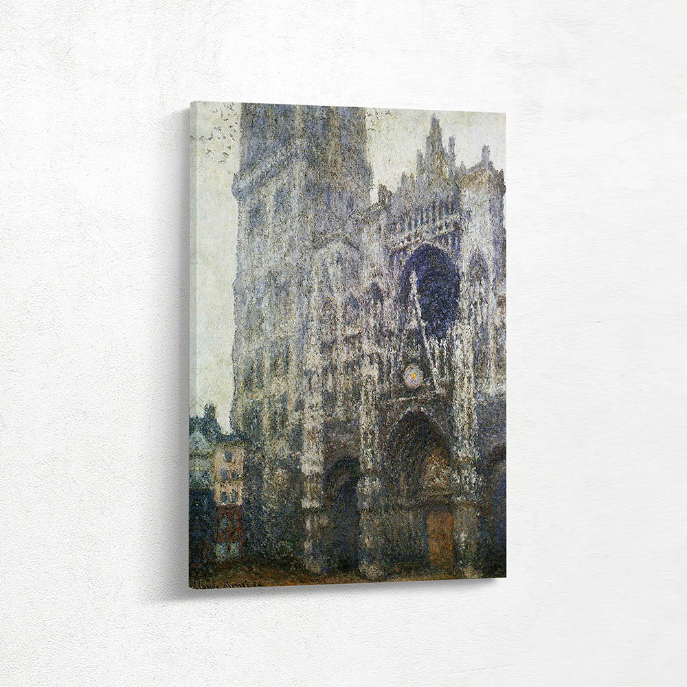 Rouen Cathedral The Portal and the Tour d Albene Grey Weather Rouen Cathedral The Portal and the Tour d Albene Grey Weather
