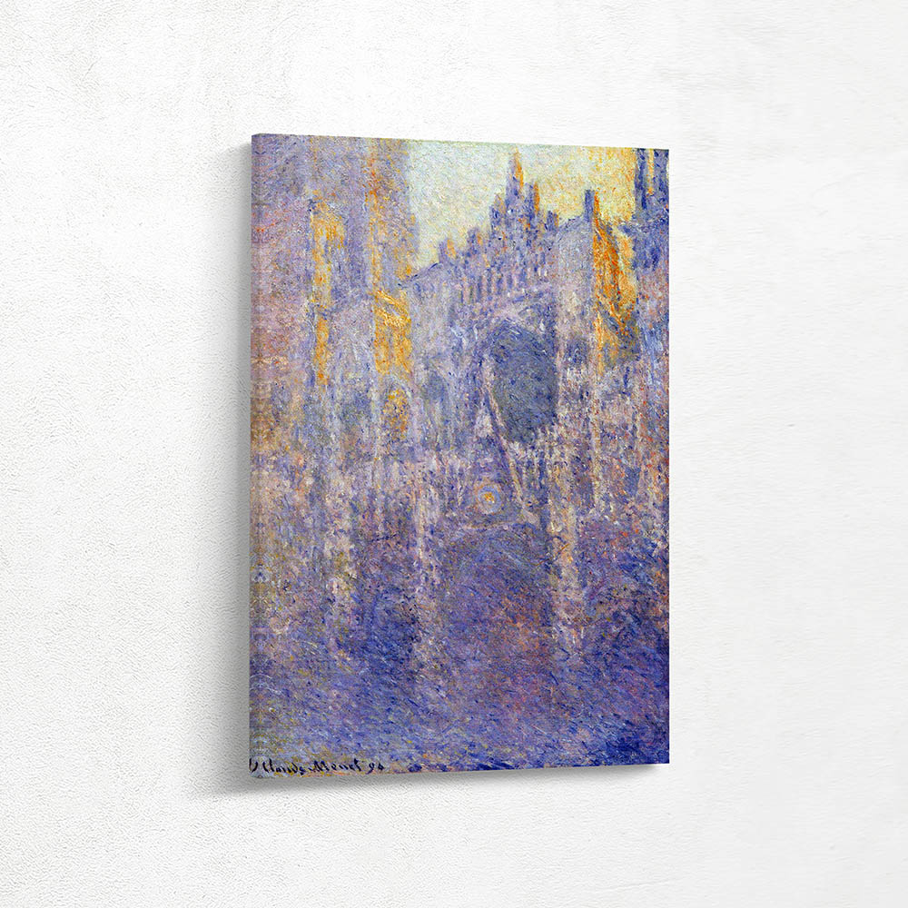 Rouen Cathedral the Portal Morning Fog Rouen Cathedral the Portal Morning Fog