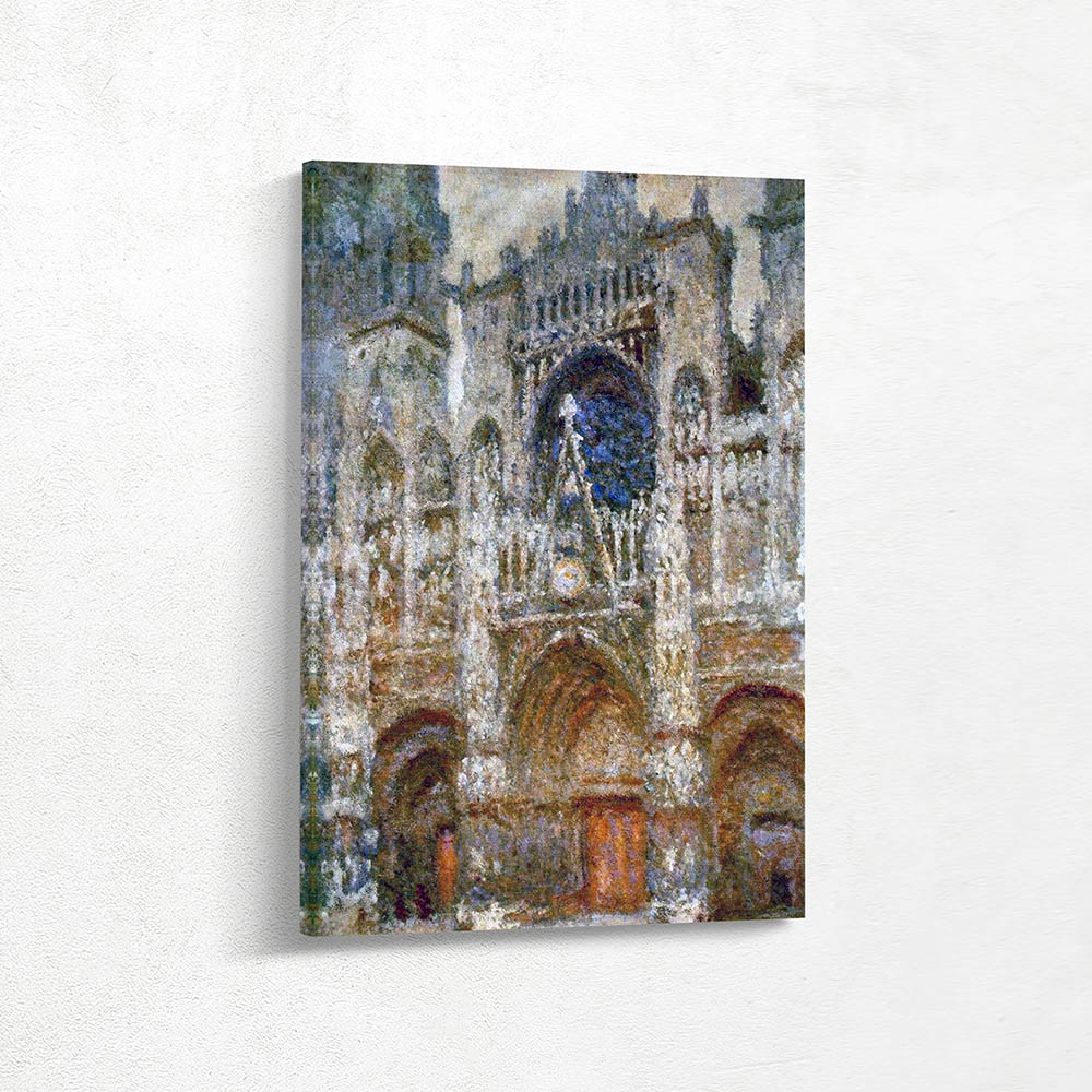 Rouen Cathedral The Gate Grey Weather