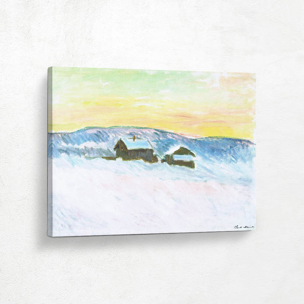 Paysage of Norway the Blue Houses