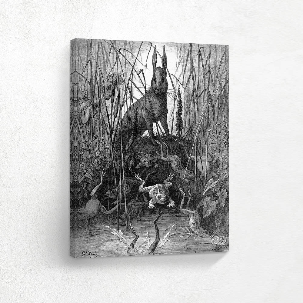 The Hare and the Frogs