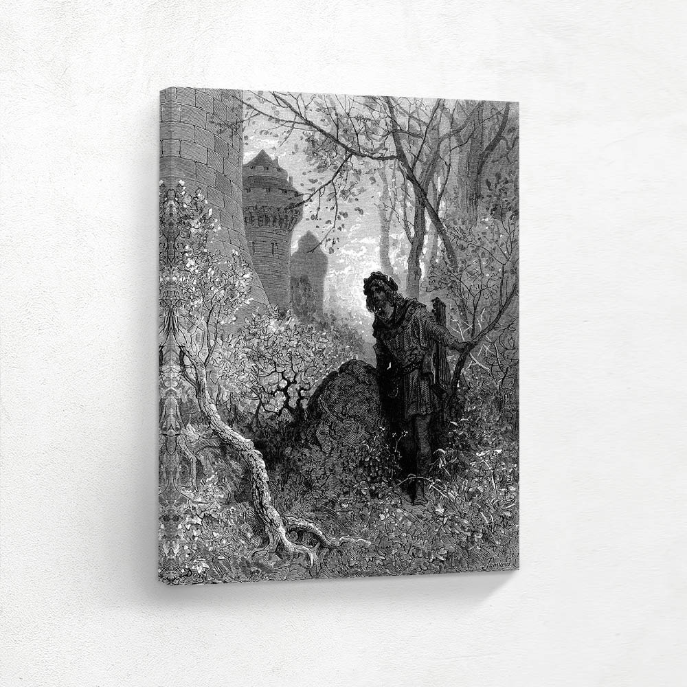 Blondel hears the voice of Richard the Lionheart