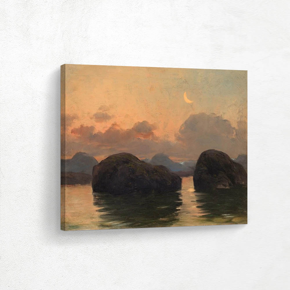 Moonlight on the rocks