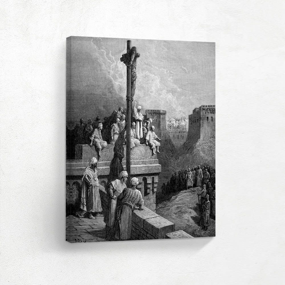 Gerard of Avesnes exposed on the walls of Arsuf