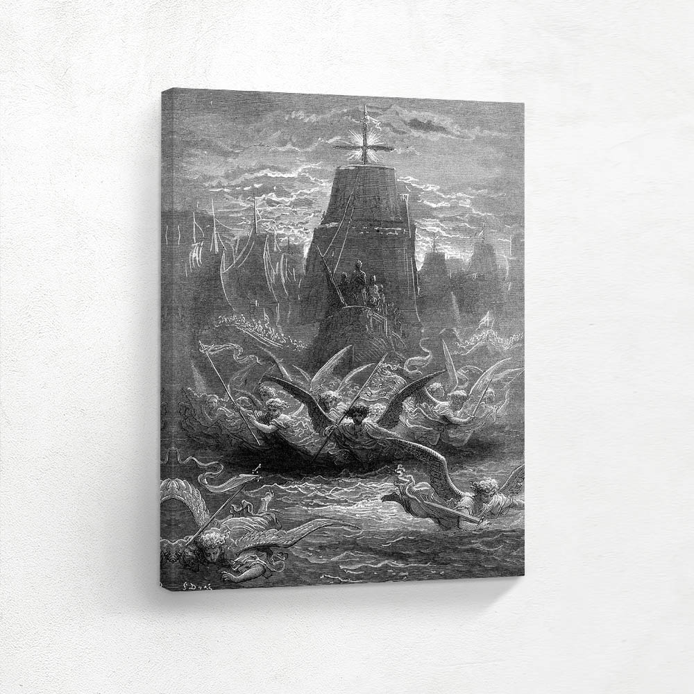 St. Louis leaving Aigues-Mortes