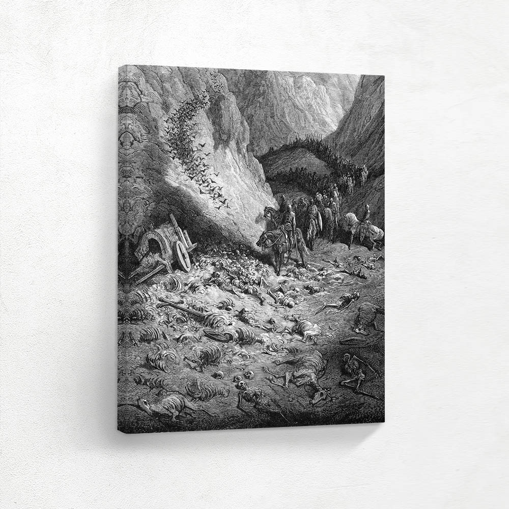 The army of the Second Crusade find the remains of the soldiers of the First Crusade