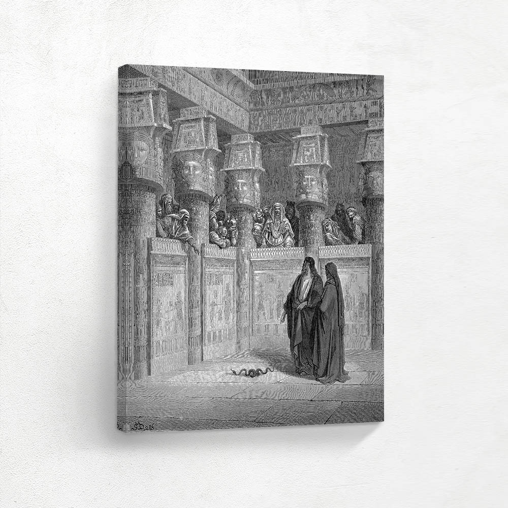 Moses and Aaron Before Pharaoh