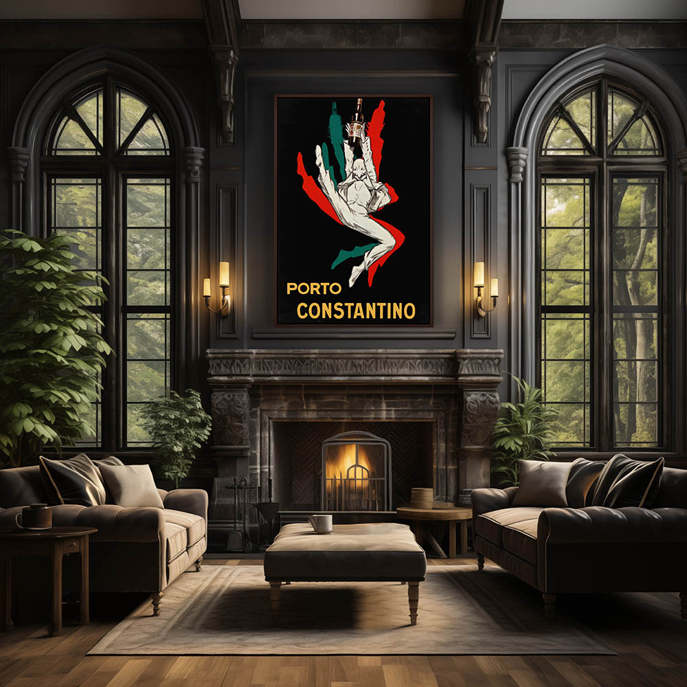 Porto Constantino Wine advertising poster - Image 3