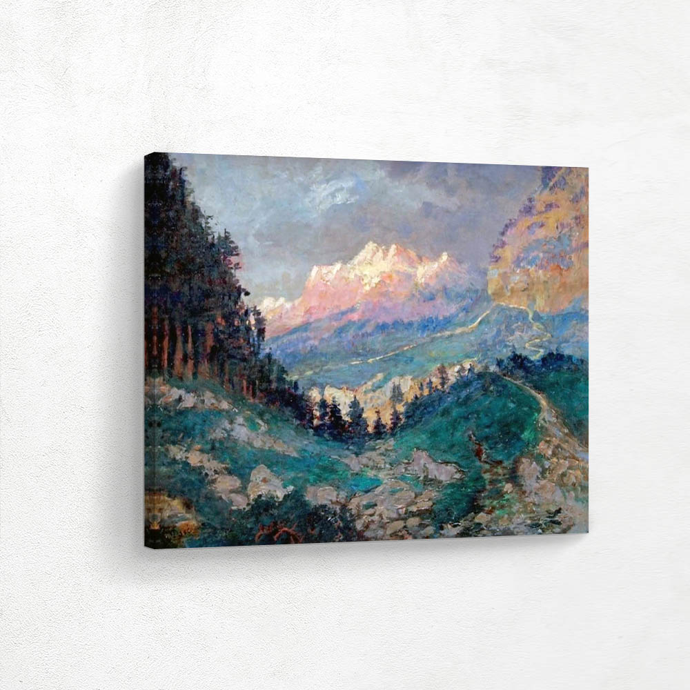 The Grand Combin at Sunset