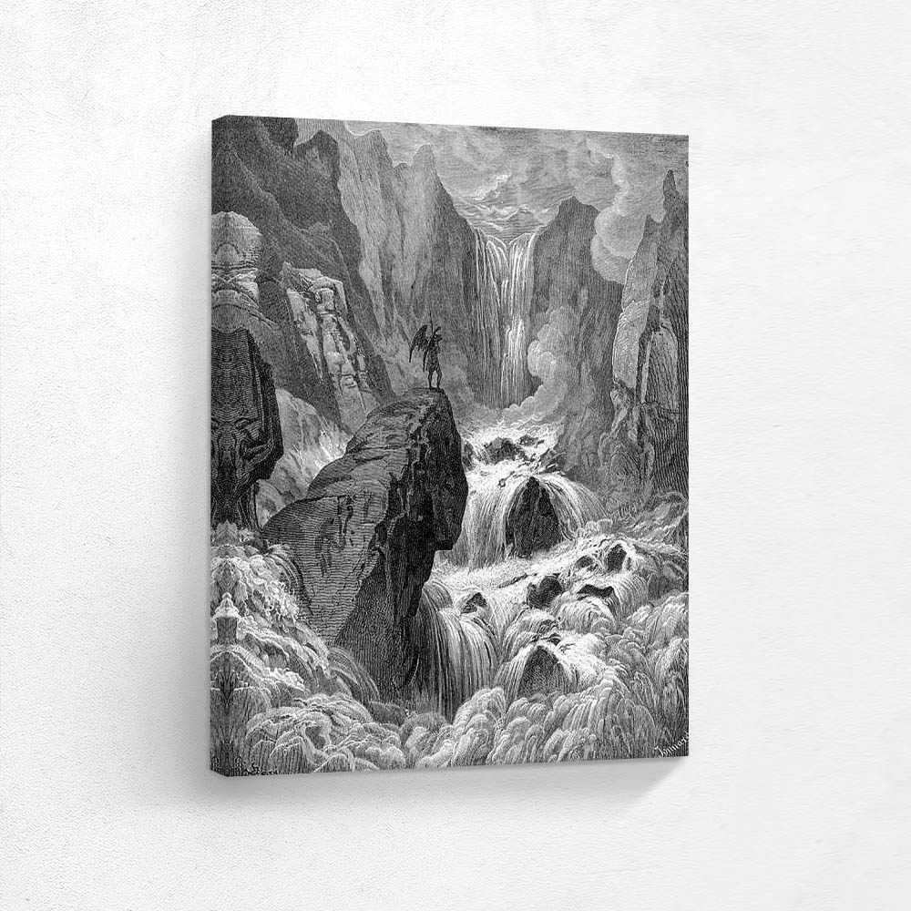 In with the river sunk, and with it rose Satan