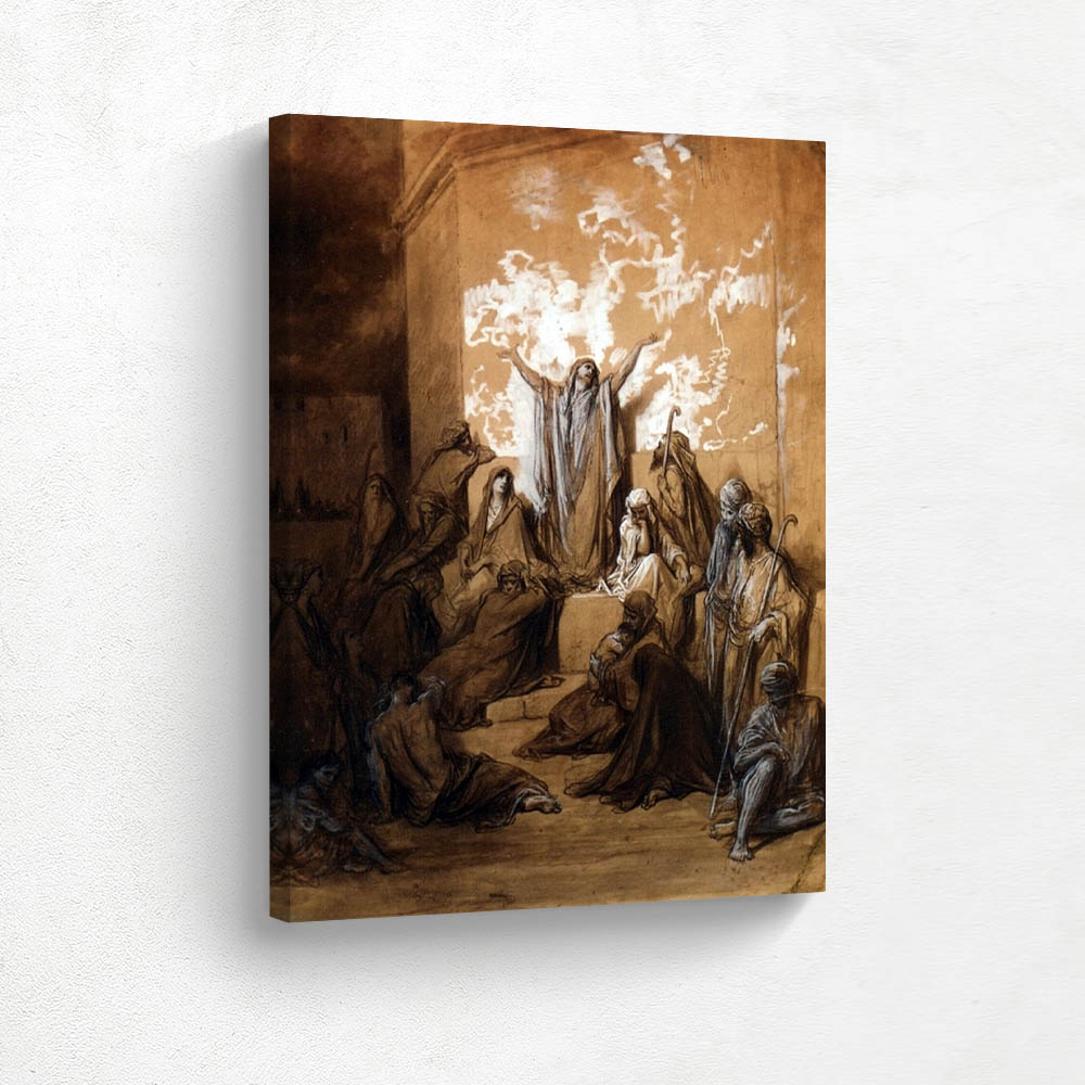 Jeremiah Preaching to His Followers