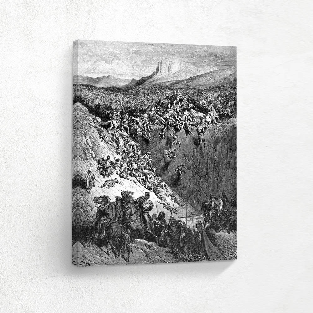 Samson Destroys the Philistines with an Ass Jawbone