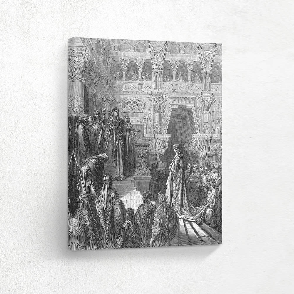 Solomon Receives the Queen of Sheba