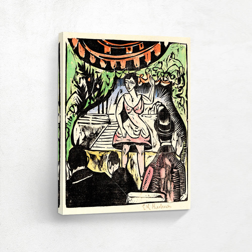 Small variety show with a singer