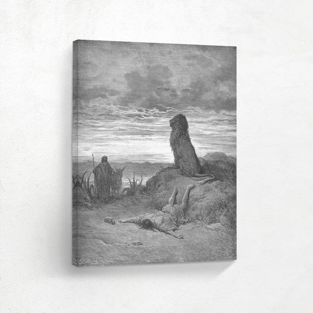 The Disobedient Prophet Is Slain by a Lion