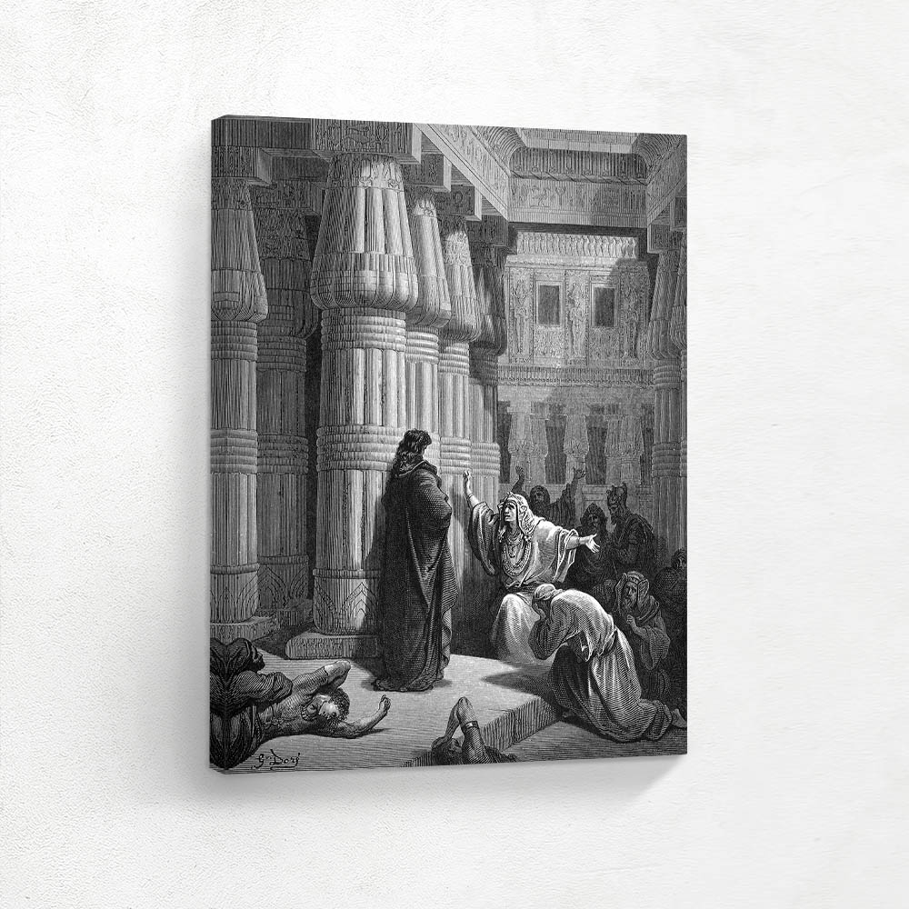 The Egyptians Ask Moses to Depart