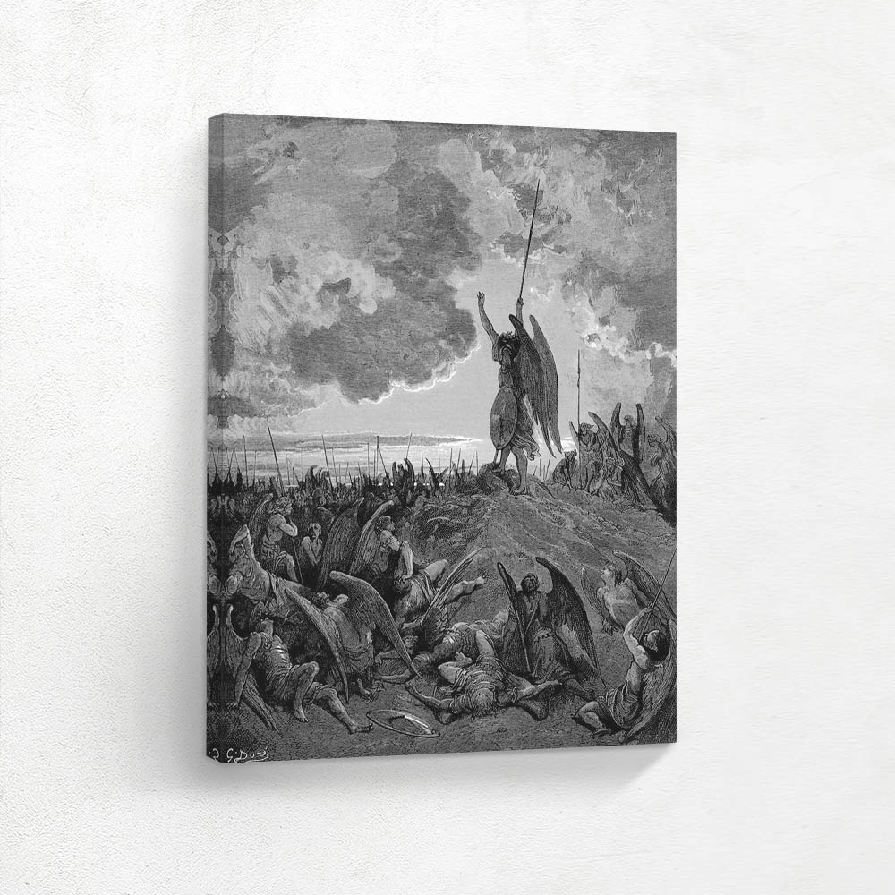 They heard, and were abashed, and up they sprung